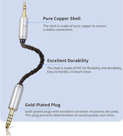 okcsc 3.5MM Male to 3.5MM Male Ultra Short Hifil Male to Male AUX Audio Cable - Image 6