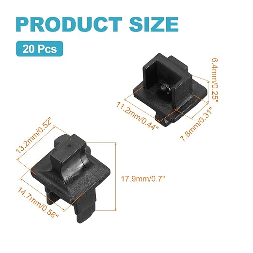 MECCANIXITY RJ45 Dust Covers Caps, Network Panel - Image 2