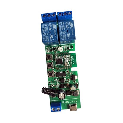 2 Channel 5V 12V ZigBee Smart Relay Switch, Adjustable Self Lock and Momentary by MHCOZY