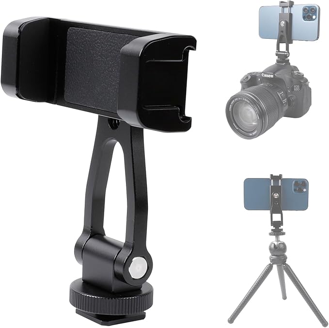Aluminium Alloy Phone Tripod Mount, Universal Cell Phone Mount Adapter by Leenconghui
