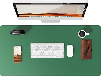 YSAGi Leather Desk Pad Protector, Office Desk Mat, Large Mouse Pad, Non-Slip PU by YSAGi