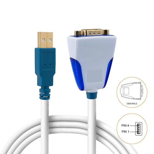 USB to DB9 Male RS232 Serial Converter Cable - Image 6