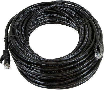 Monoprice Cat5e 50ft Black Patch Cable UTP 24AWG 350MHz Pure Bare Copper - Image 4