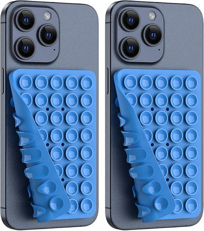 2PACK Silicone Double Sided Suction Phone Case Mount, Detachable Hands Free & by CMZZ