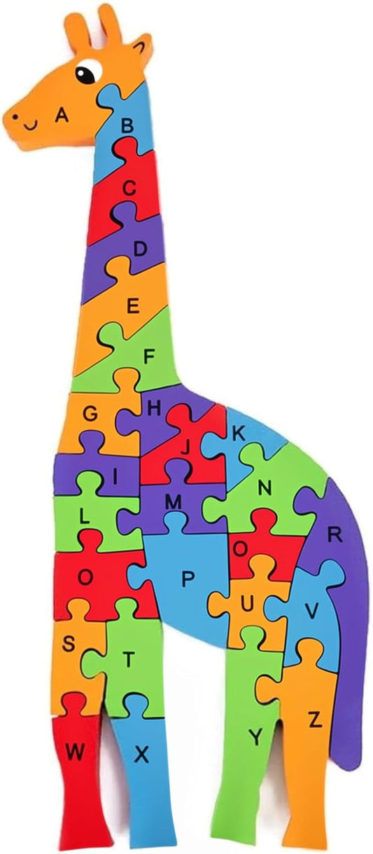 LovesTown Wooden Alphabet Puzzle by Lovestown