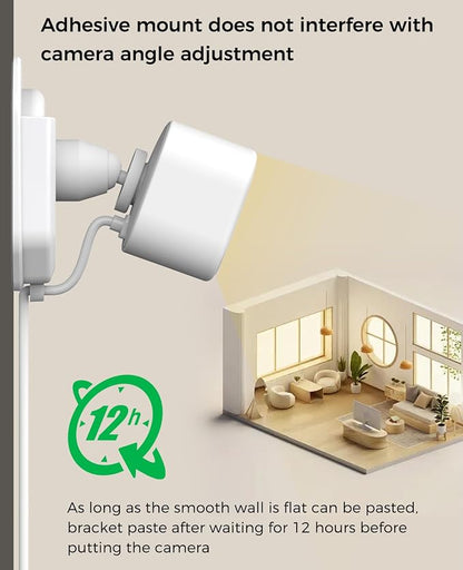 KMOUANTS 3 Pack Blink Mini No Drill No Screws Wall Mount Bracket - Image 4