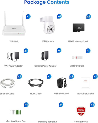 ZOSI 8 Channel 3K Wi-Fi 6 Security Camera System - Image 9