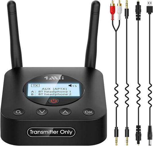 1Mii B06TX+ Long Range Bluetooth 5.2 Transmitter by 1Mii