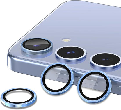 for Samsung Galaxy S25 Camera Lens Protector, Individual Metal Ring Tempered - Image 2