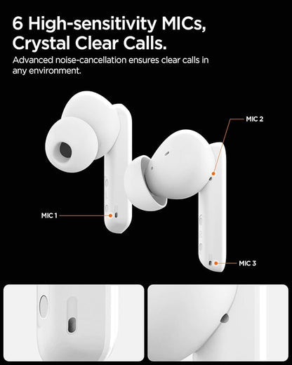 Spigen True Wireless Earbuds, Active Noise Cancellation Bluetooth Headphones - Image 6