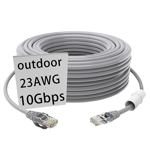 Cat6 Ethernet Cable - 50ft Heavy Duty by GWFIBER