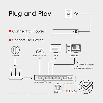 8 Port 2.5G Web Managed Ethernet Switch - Image 7