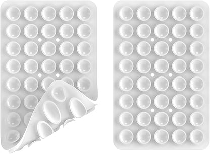 2PACK Silicone Double Sided Suction Phone Case Mount, Detachable Hands Free & - Image 3