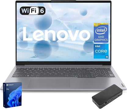 Lenovo ThinkBook 16 Business Laptop, 8-Core Intel i5-13420H, 32GB DDR5 RAM by LENOVO