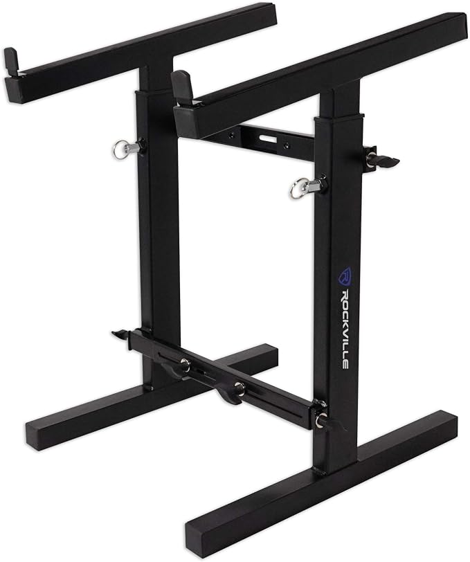 Rockville RXS20 Portable Mixer Stand 300 lbs Capacity, Adjustable Height 24-36in - Image 5