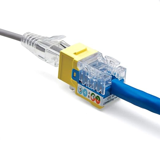trueCABLE Cat6 Keystone Jack, Unshielded, 90 Degree Punch-Down, PoE++ 100W - Image 7