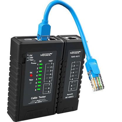 NOYAFA NF-468CS Network Cable Tester Telephone & Continuity Tester Ethernet by NOYAFA