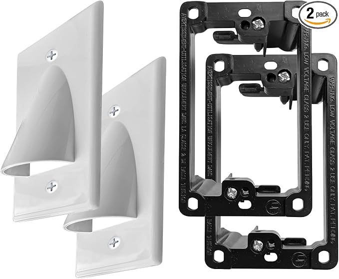 2 Pack In Wall Cable Management Kit by BestMounts
