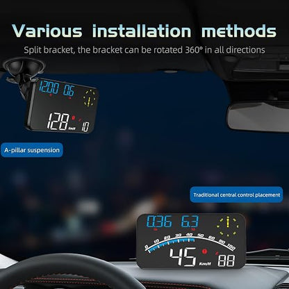 GPS Digital Speedometer with Compass, Driving Distance, Fatigue Driving Reminder - Image 6