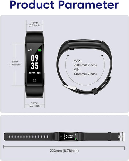 Pedometer Watch No Bluetooth No APP No Phone Required, Simple Fitness Tracker - Image 9