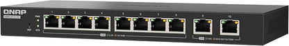 QNAP 10-Port Multi-Gigabit Lite-Managed Network Switch, 2 x 10GbE Base-T & 8 x by QNAP
