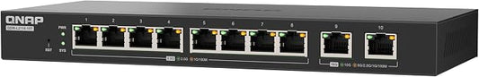 QNAP 10-Port Multi-Gigabit Lite-Managed Network Switch, 2 x 10GbE Base-T & 8 x by QNAP