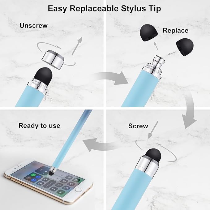 Stylus Pens for Touch Screens 12 Pack Linfanc Stylus Pen for iPad High - Image 6