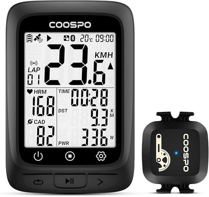 COOSPO Bike Computer GPS Wireless, ANT+ Cycling Computer GPS by COOSPO