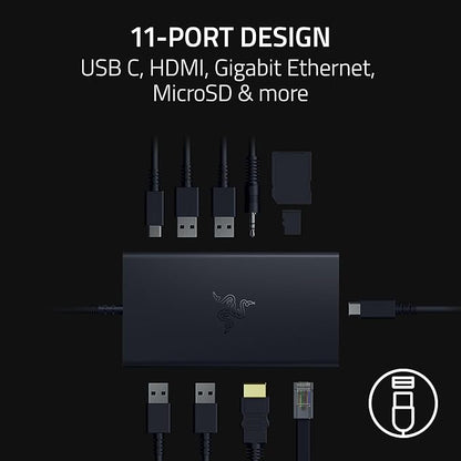 Razer USB C Dock 11-Port Travel Charging Station - Image 2