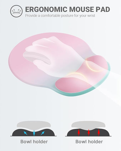 Ergonomic Mouse Pad Wrist Support, Comfortable Mouse Pad Wrist Rest, Relieve - Image 2