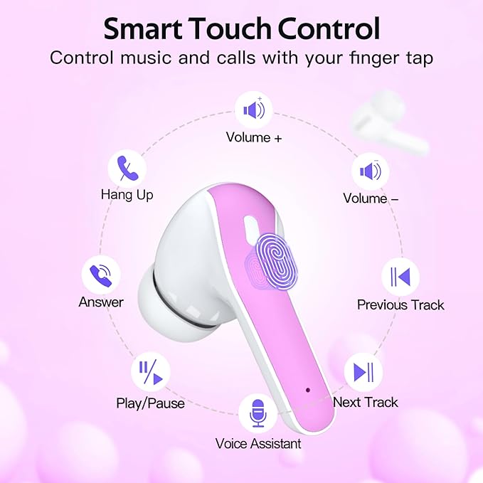 TAGRY Bluetooth Headphones True Wireless Earbuds 60H Playback LED Power Display - Image 4