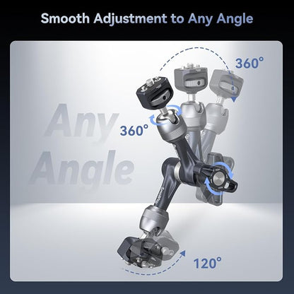SMALLRIG 7" Rosette Magic Arm, Camera Monitor Mount, Articulating Arm - Image 4