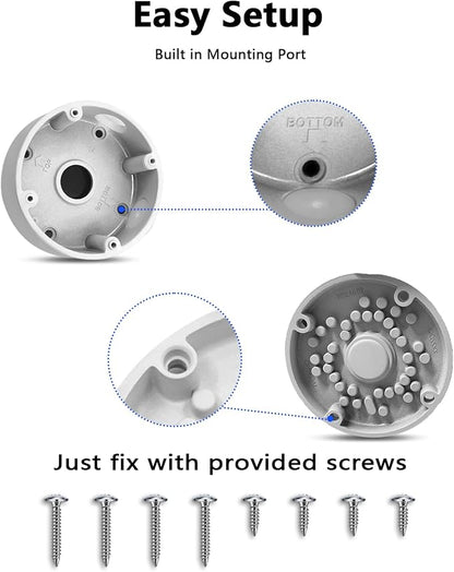 Compatible with Bullet Cameras Universal Bullet Security Camera Base Junction - Image 8