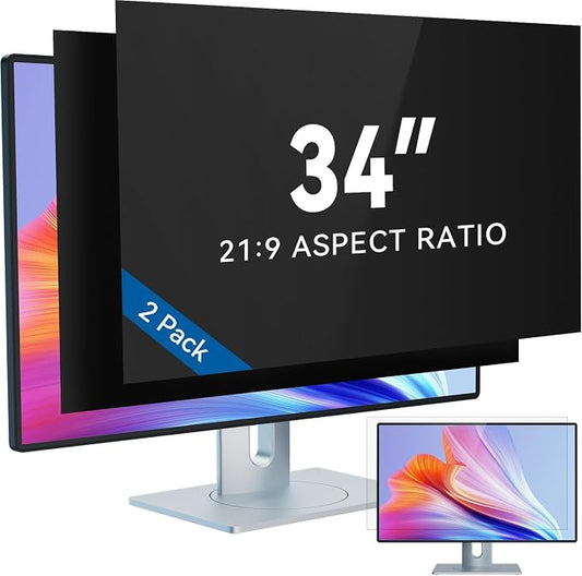 IPROKKO 34 Inch Computer Privacy Screen Filter by IPROKKO