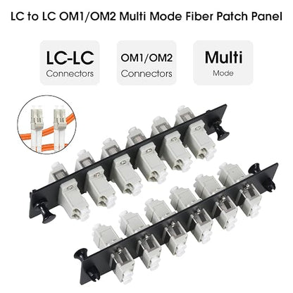 6 Duplex LC/MM Fiber Patch Panel - Image 4