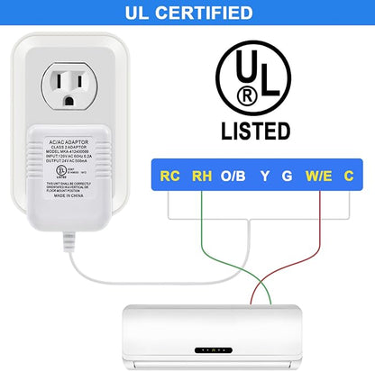 Hotop C Wire Adapter 24 Volt Transformer Compatible - Image 3