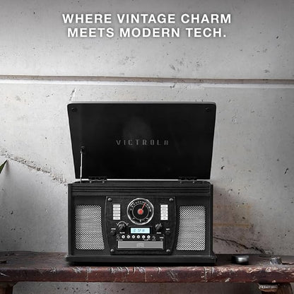 Victrola Navigator 8-in-1 Bluetooth Record Player - Image 4