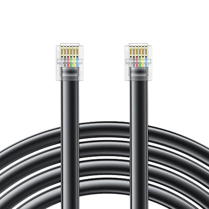RJ12 Cable Phone Cord RJ12 6P6C Male to Male Straight Wired - Image 5