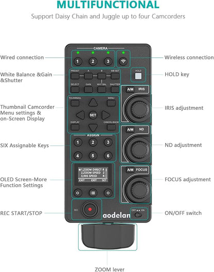 Wireless Camcorder lanc Zoom Controller - Image 2