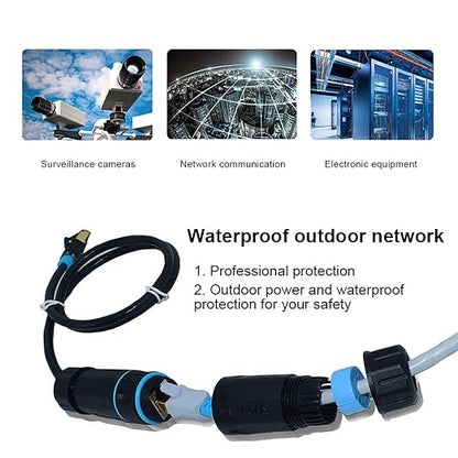IP68 Waterproof RJ45 Coupler, Shielded Pure Copper Waterproof Ethernet Coupler - Image 5