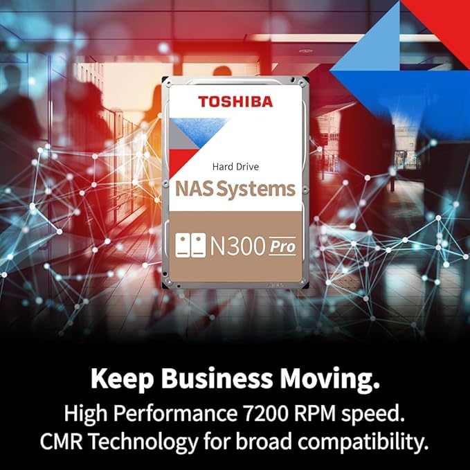 Toshiba N300 PRO 6TB Large-Sized Business NAS 3.5-Inch Internal Hard Drive - Image 3