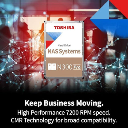 Toshiba N300 PRO 6TB Large-Sized Business NAS 3.5-Inch Internal Hard Drive - Image 3