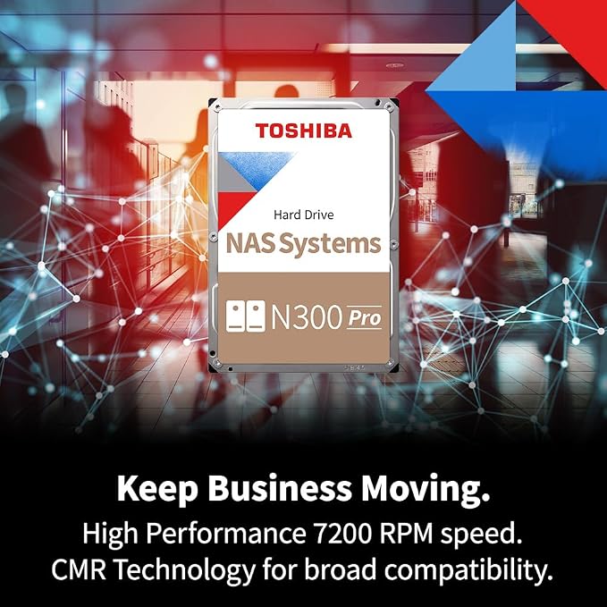 Toshiba N300 PRO 20TB Large-Sized Business NAS 3.5-Inch Internal Hard Drive - Image 4