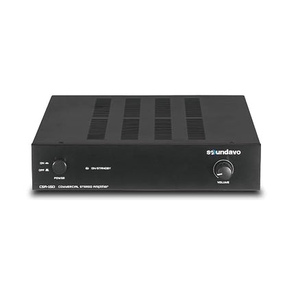 CSA-150 Stereo Amplifier for Home Audio, Residential and Commercial by Soundavo