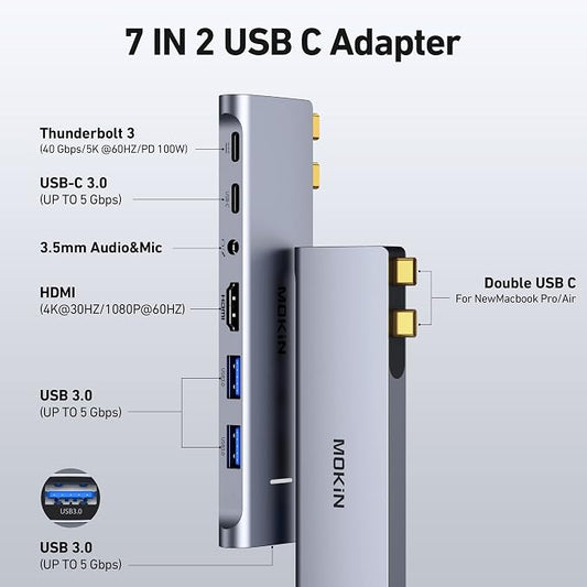 MacBook Pro Adapter, USB C Adapter - Image 2