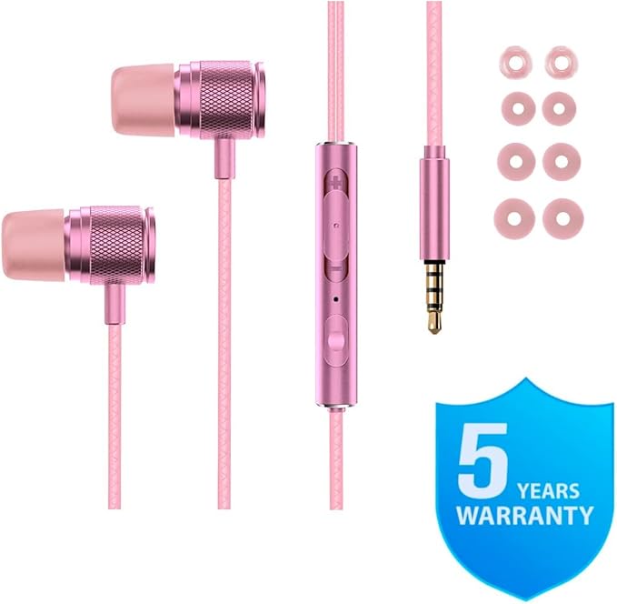 LUDOS Ultra Wired Earbuds in-Ear Headphones, 5 Years Warranty, Earphones - Image 6