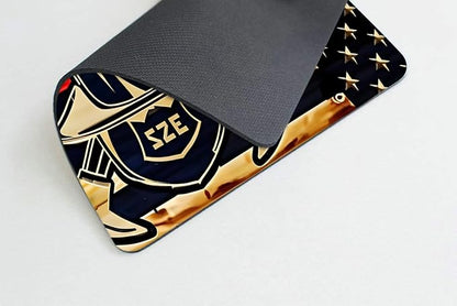 Firefighter American Flag 001 Mouse pad Customized Mousepad Non-Slip Rubber - Image 3