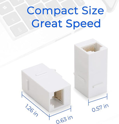 Rapink RJ45 Coupler Inline Adapter Keystone, Female to Female Network Connector - Image 5