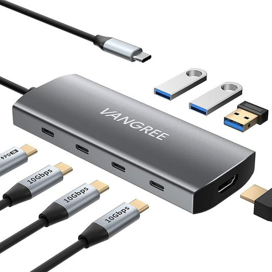 VANGREE USB C Hub, 3 USB 3.2 Gen 2 Ports by VANGREE