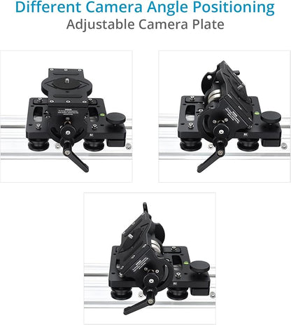 Proaim Cambird Pro 4-in-1 Gear. 6ft Video Camera Slider. Portable Mini Jib. - Image 3